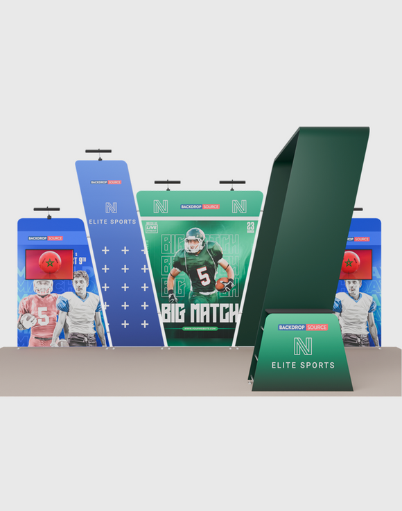 Portable Exhibit Display 6m x 3m - Model 16.
