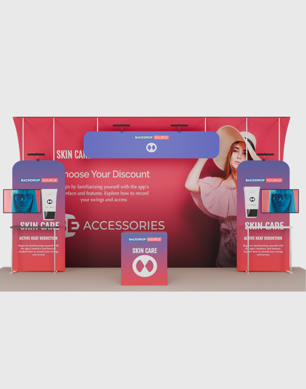 Portable Exhibit Display 6m x 3m - Model 15.