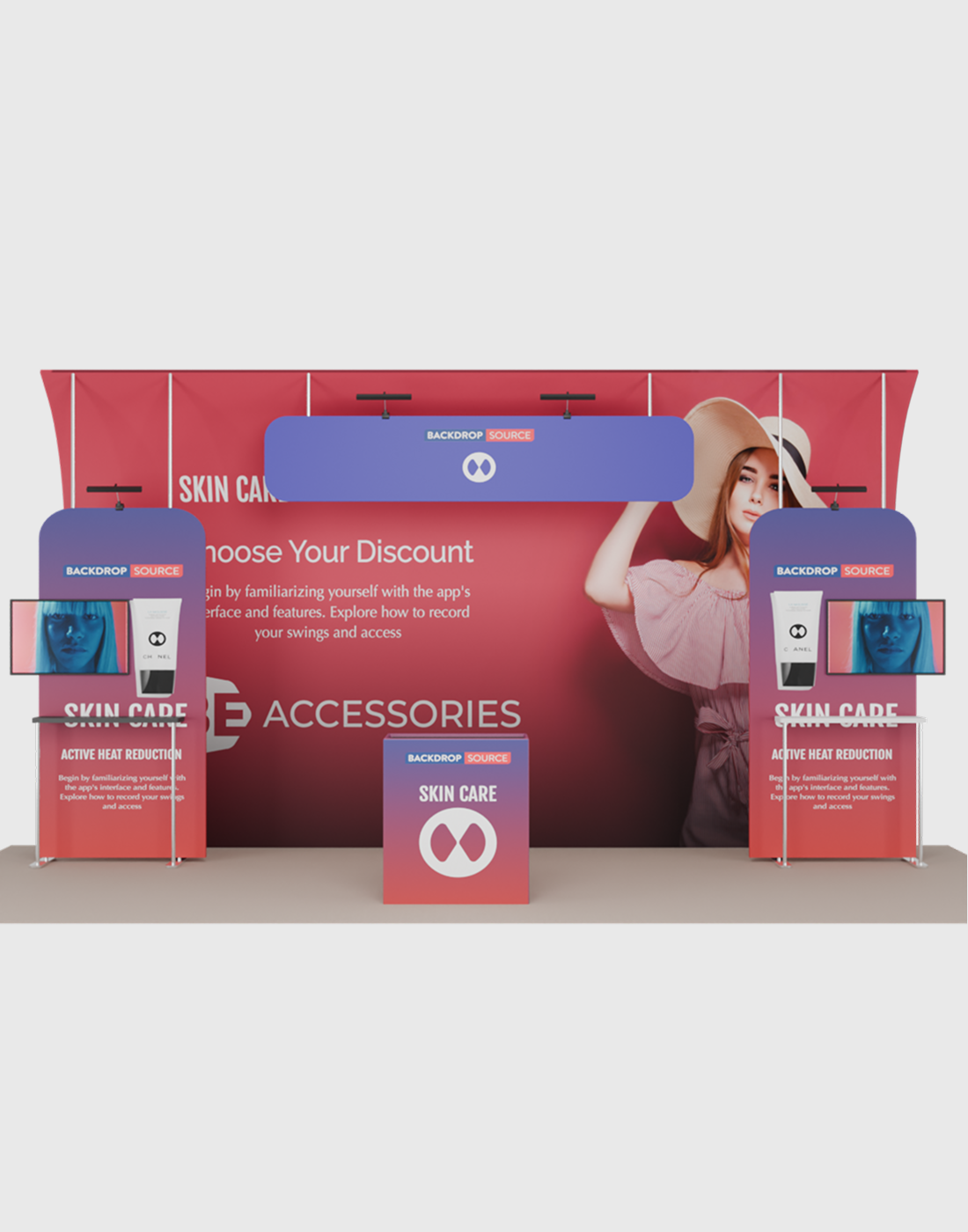 Portable Exhibit Display 6m x 3m - Model 15.