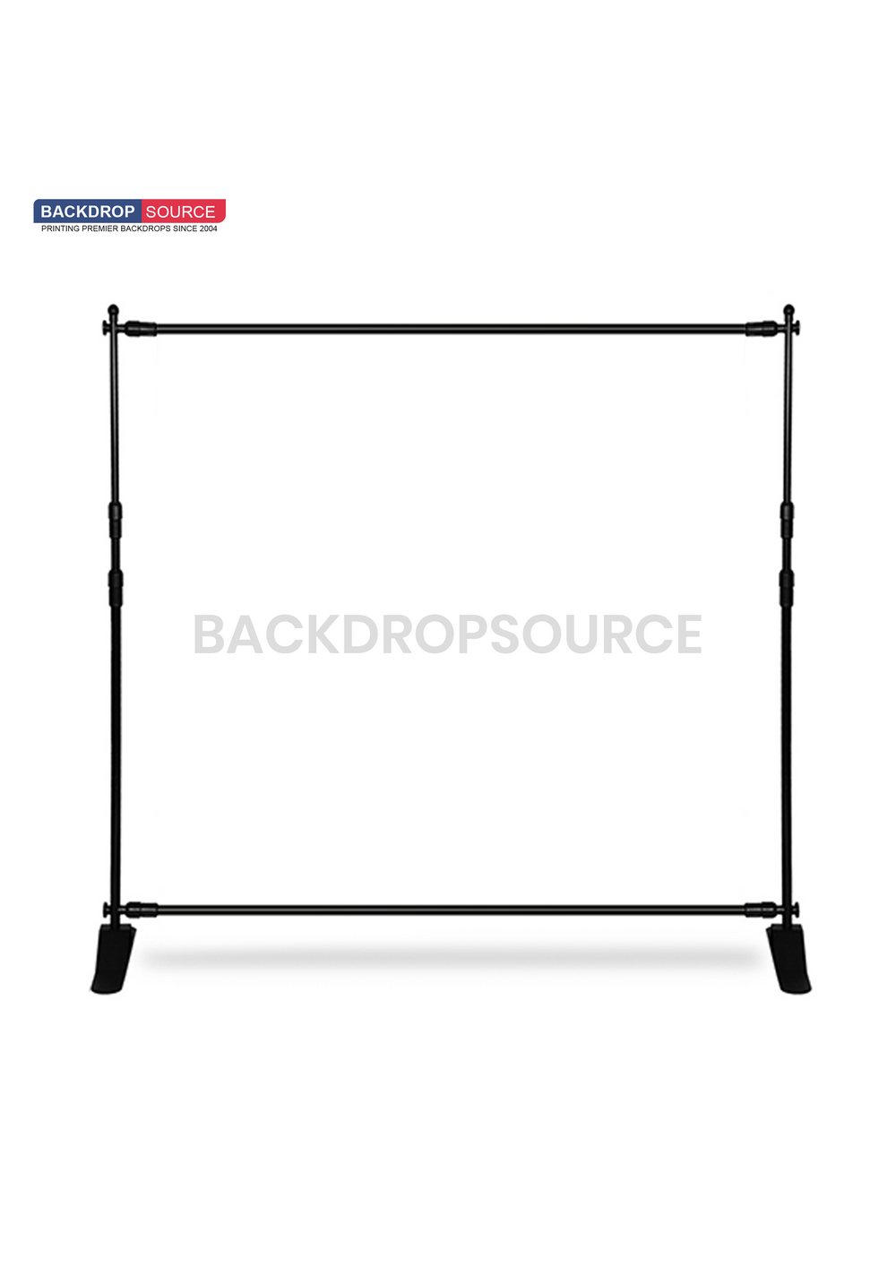 Fabric Backdrop Media Wall with Adjustable Stand.