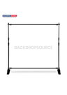 Fabric Backdrop Media Wall with Adjustable Stand.