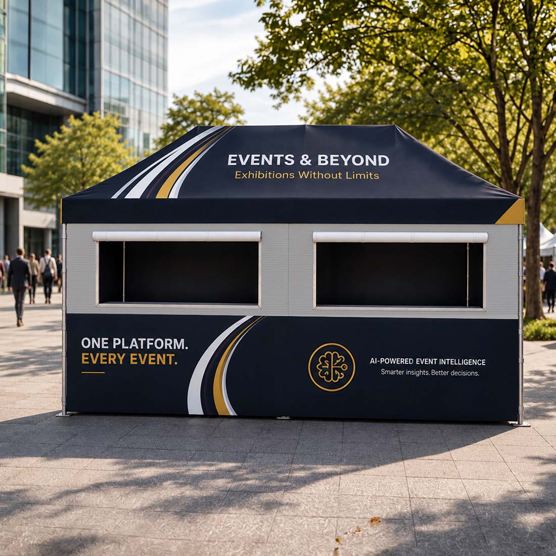 6m x 3m Fabric Food Booth Canopy Tent