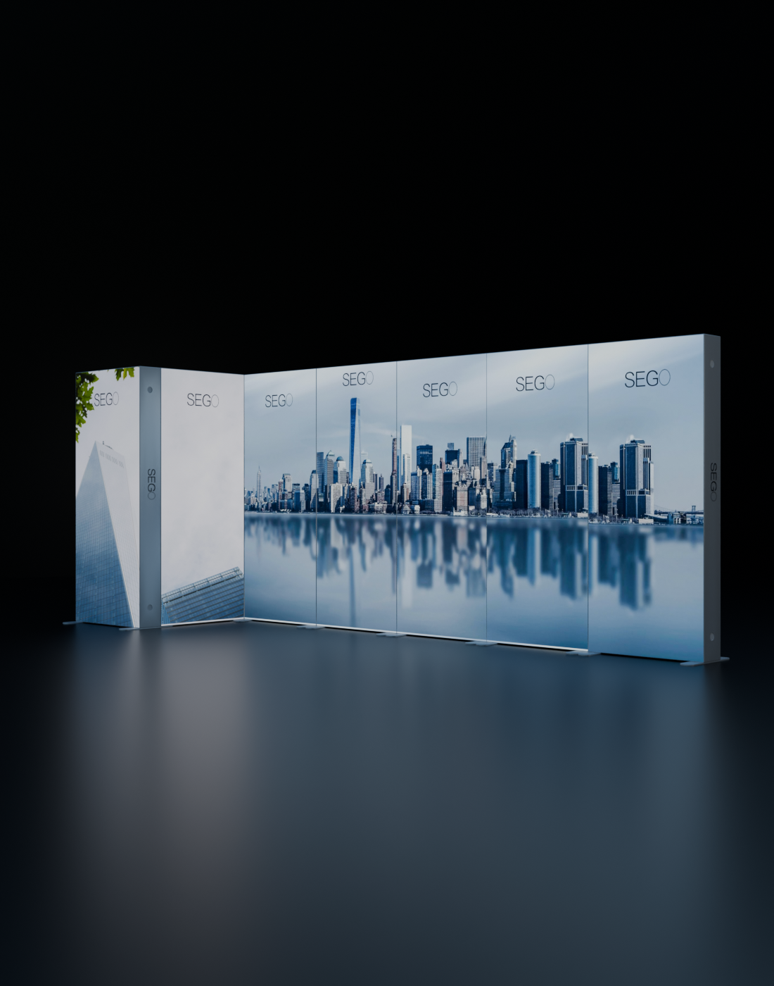 SEGO Backlit Lightbox 9m x 3m - Model 2