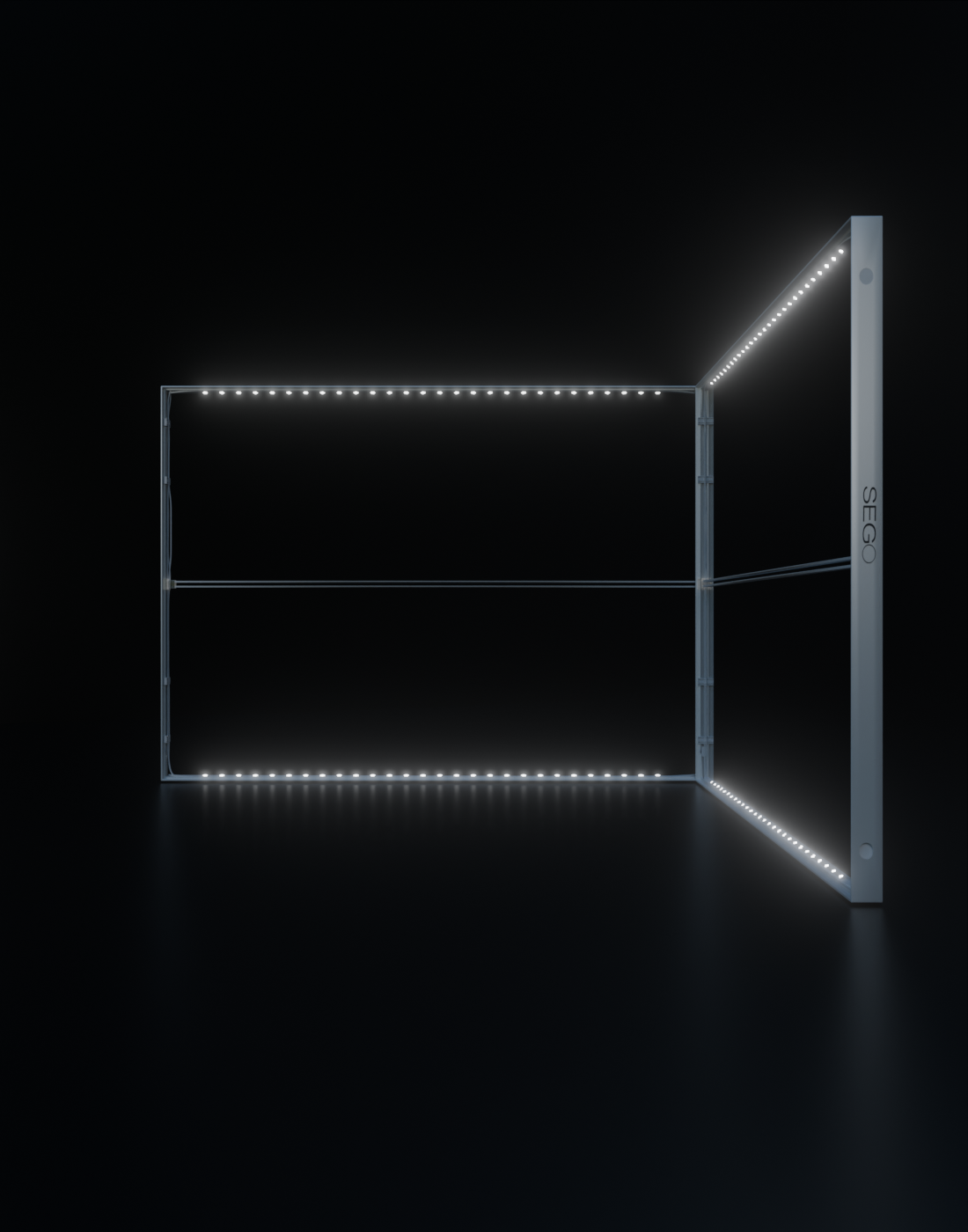 SEGO Backlit Booth 3m x 3m - Model 4