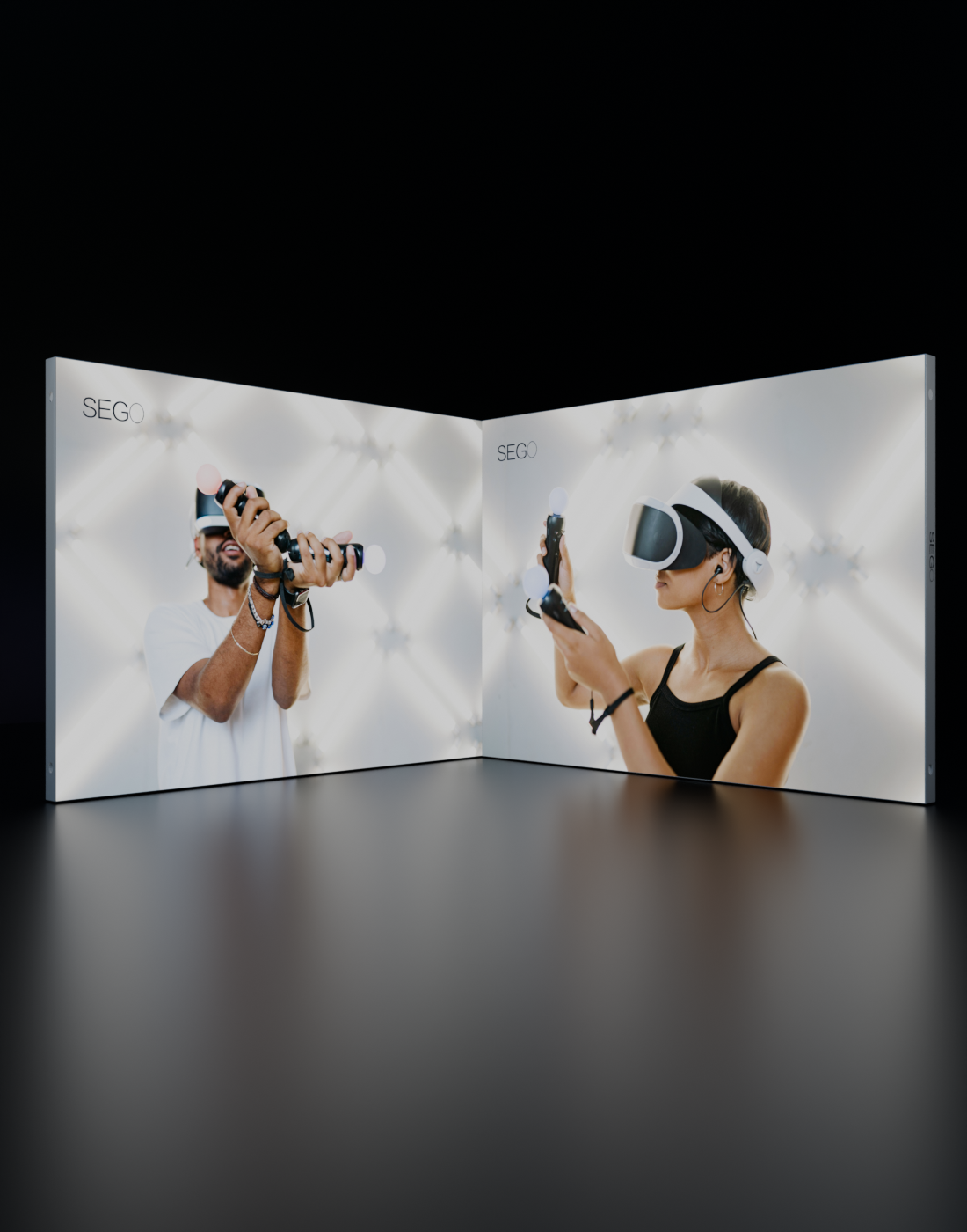 SEGO Backlit Booth 3m x 3m - Model 4