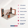 6x3m Straight Backdrop with 3D Wall & Arch Exhibition Kit