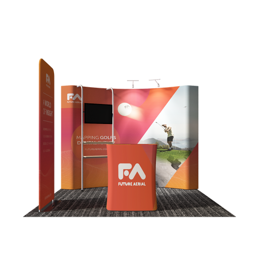 Portable Exhibit Display 3m x 3m - Model 23.