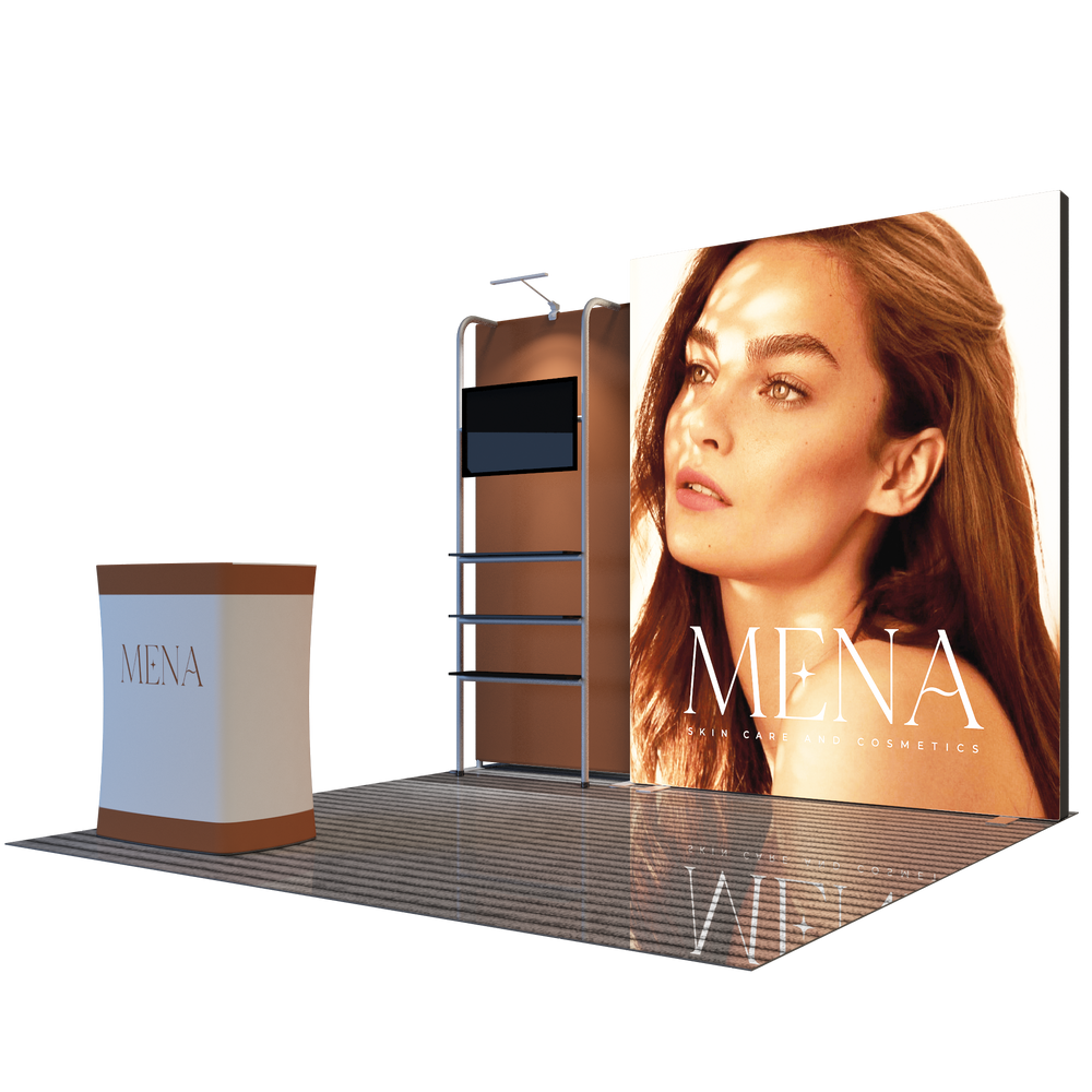 3x3m Tension Fabric Backwall Display