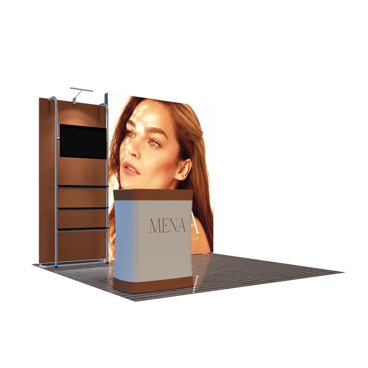 3x3m Tension Fabric Backwall Display