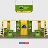 Modular Booth Kits 9m x 6m - Model 4