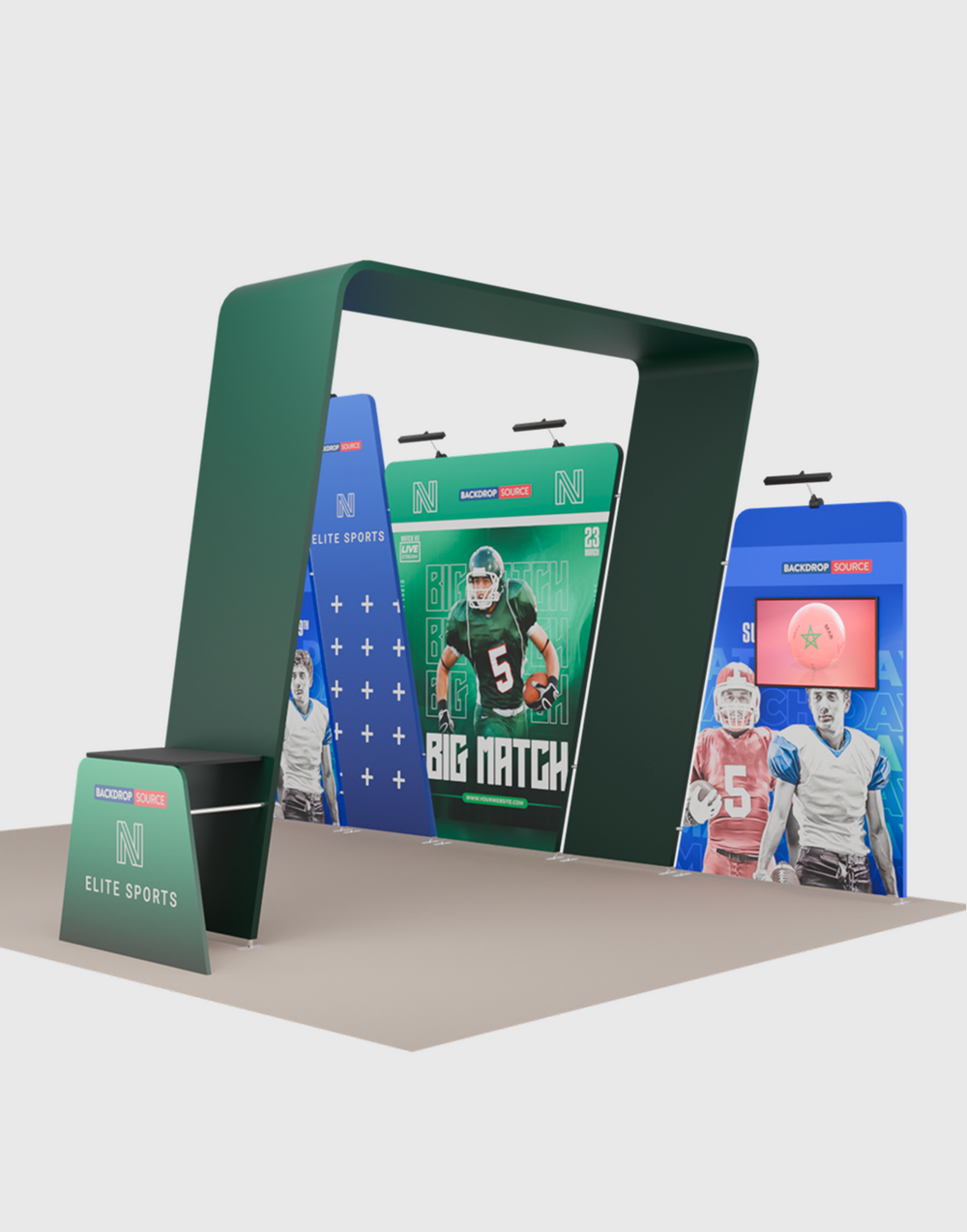 Portable Exhibit Display 6m x 3m - Model 16.