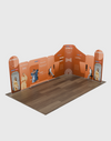 Magnetic Fabric Booth Display - Model 1 (6m x 6m)