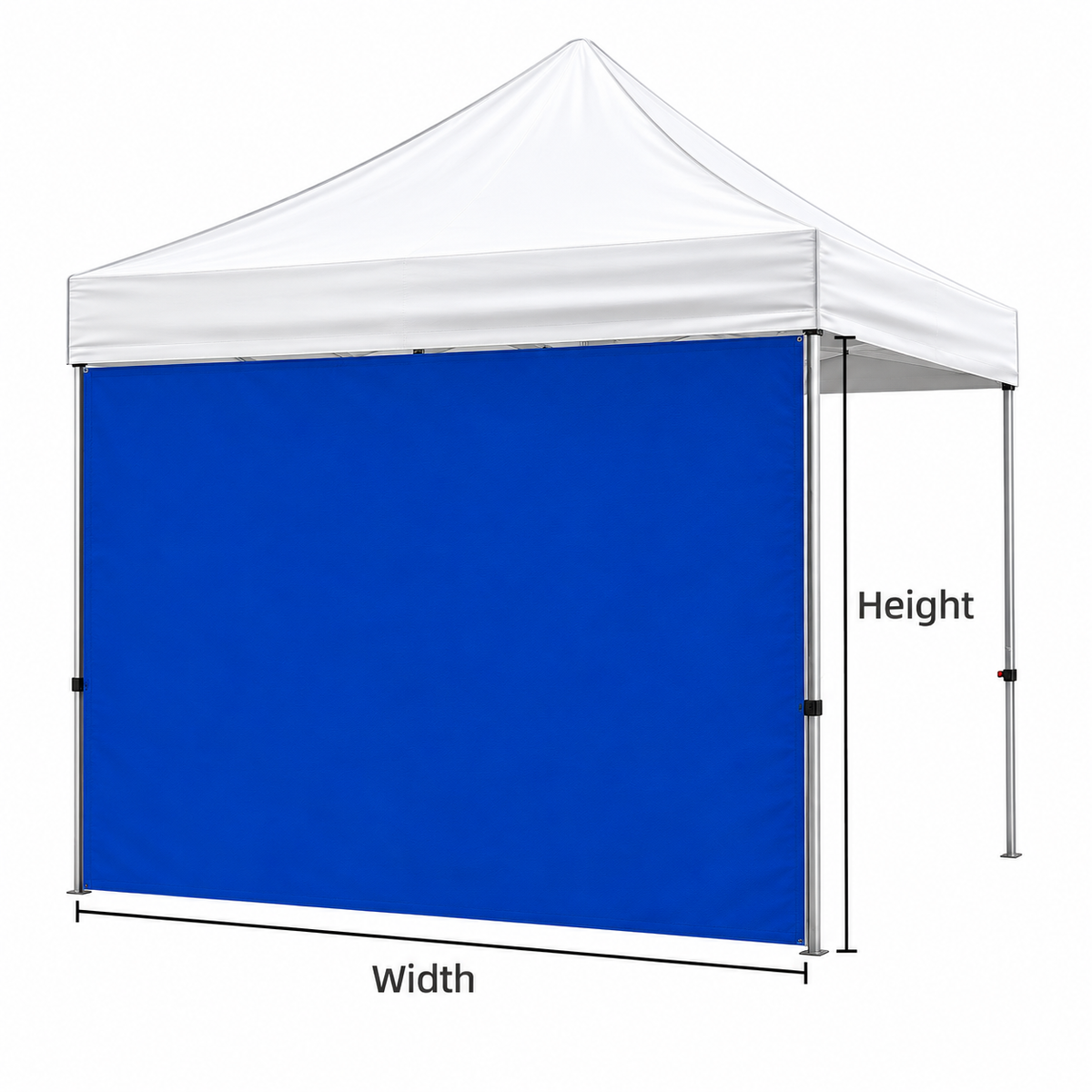Custom Size Canopy Tent Full Wall – Graphic Only