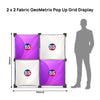 2 x 2 Fabric GeoMetrix Pop Up Grid Display