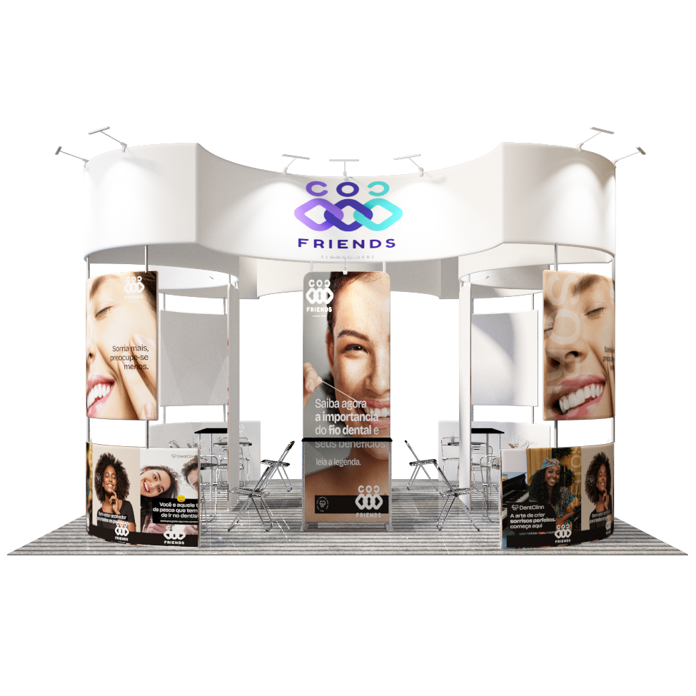 Modular Booth Kits 6m x 6m - Model 14.