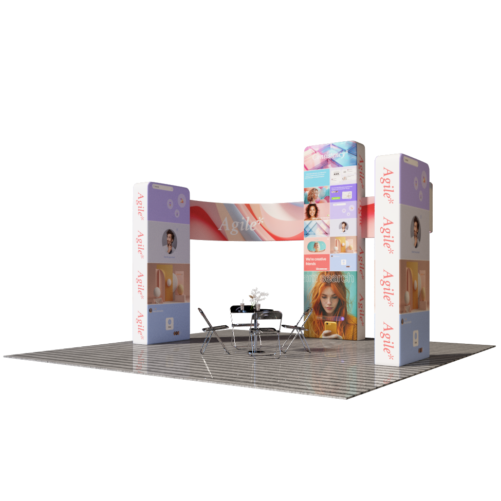 Modular Booth Kits 6m x 6m - Model 15.