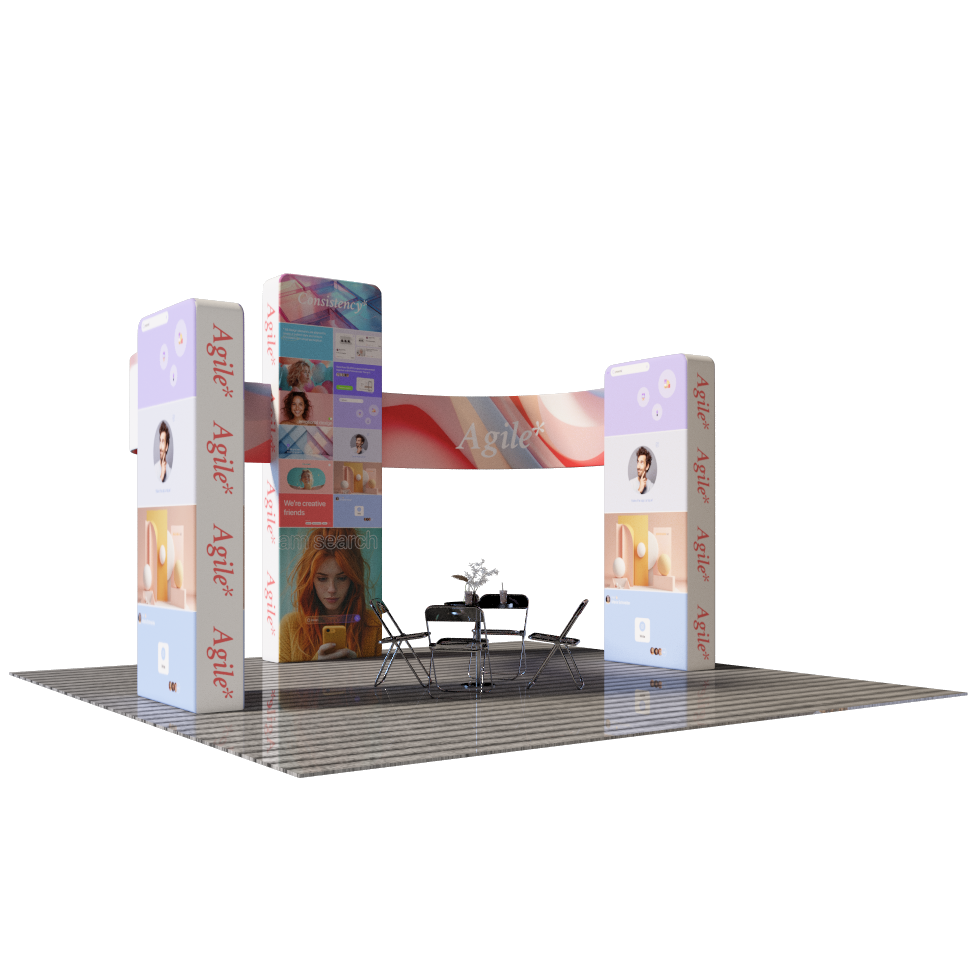 Modular Booth Kits 6m x 6m - Model 15.