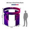 360 View 4 Panel Photo Booth Enclosure Exhibition Display