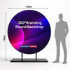 360° Branding Round Backdrop