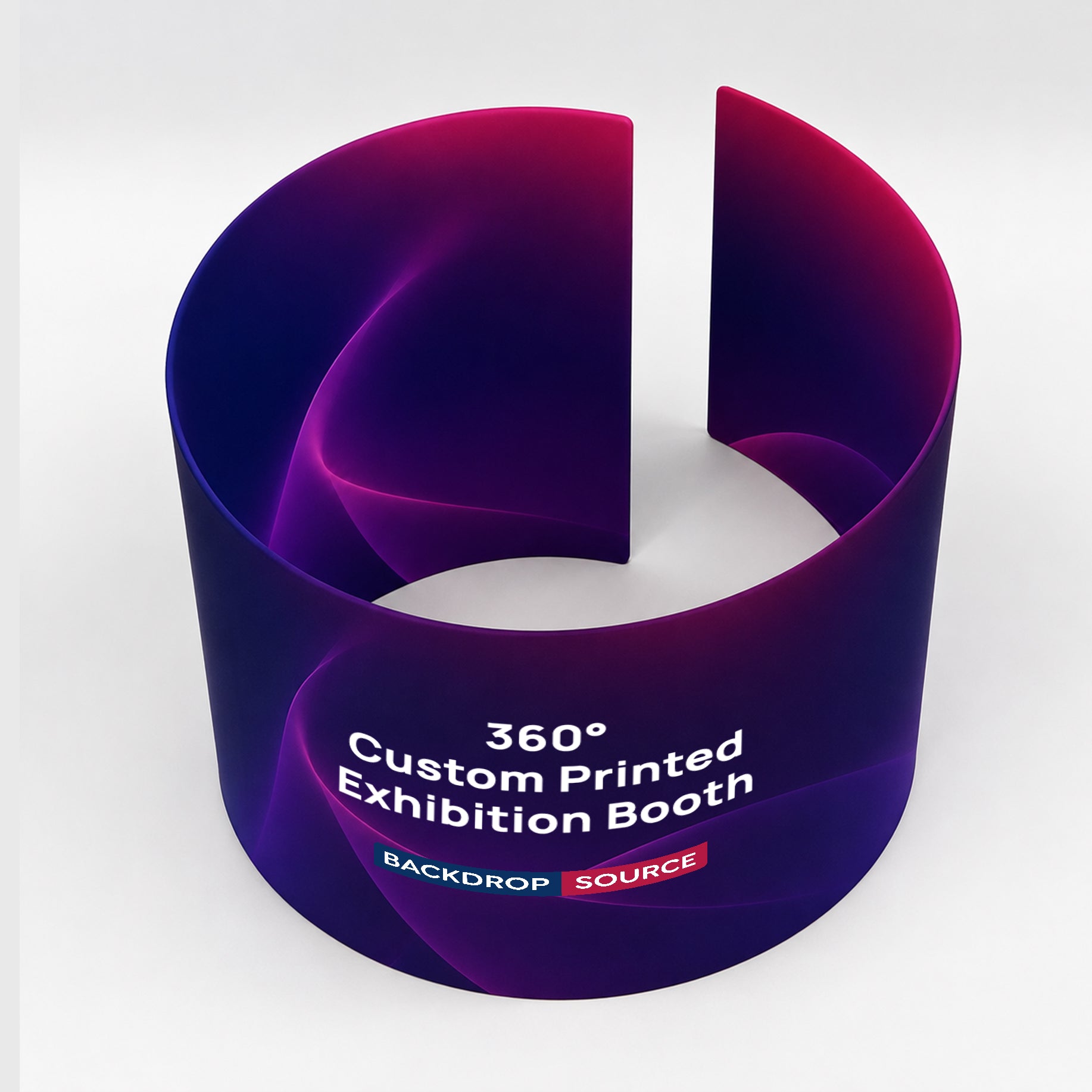 360° Custom Printed Photo Booth Exhibition Backdrop Wall