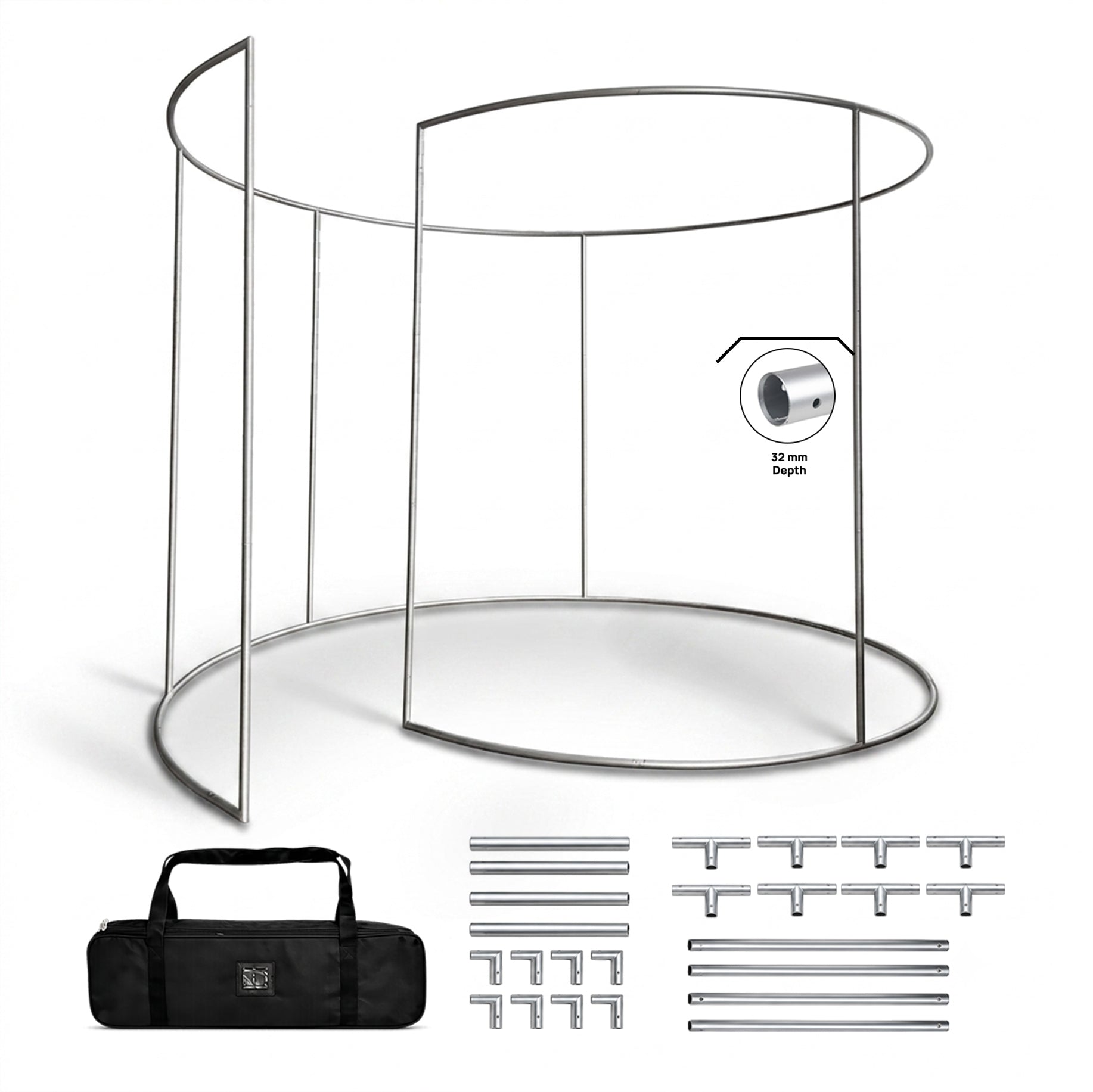 360° Custom Printed Photo Booth Exhibition Backdrop Wall