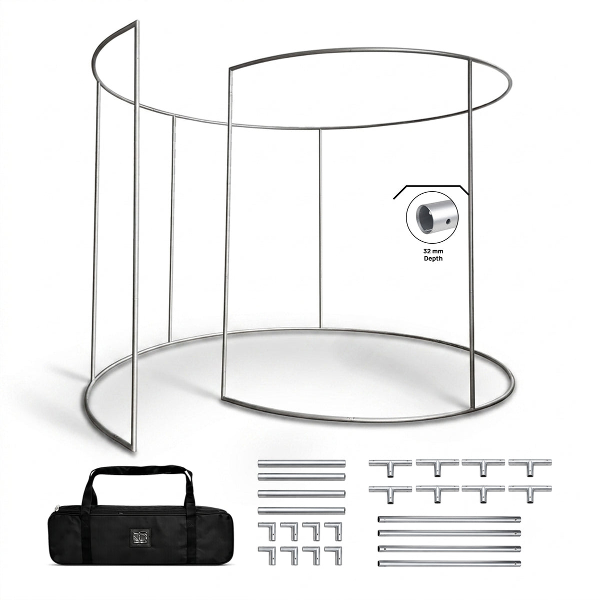 360° Custom Printed Photo Booth Exhibition Backdrop Wall