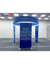 360 View 4 Panel Photo Booth Enclosure Exhibition Display