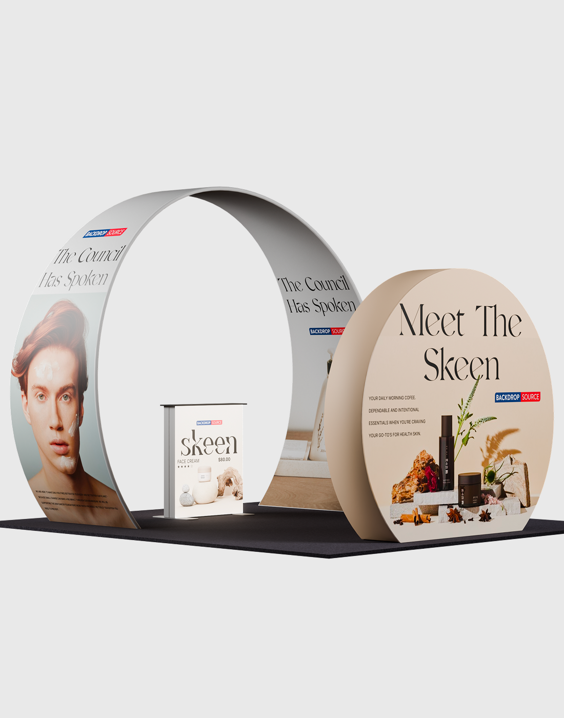 Portable Exhibit Display 3m x 3m - Model 34