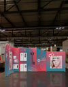 Magnetic Fabric Booth Display - Model 3 (5m x 4m)