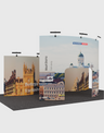 Portable Exhibit Display  3m x 6m - Model 6.