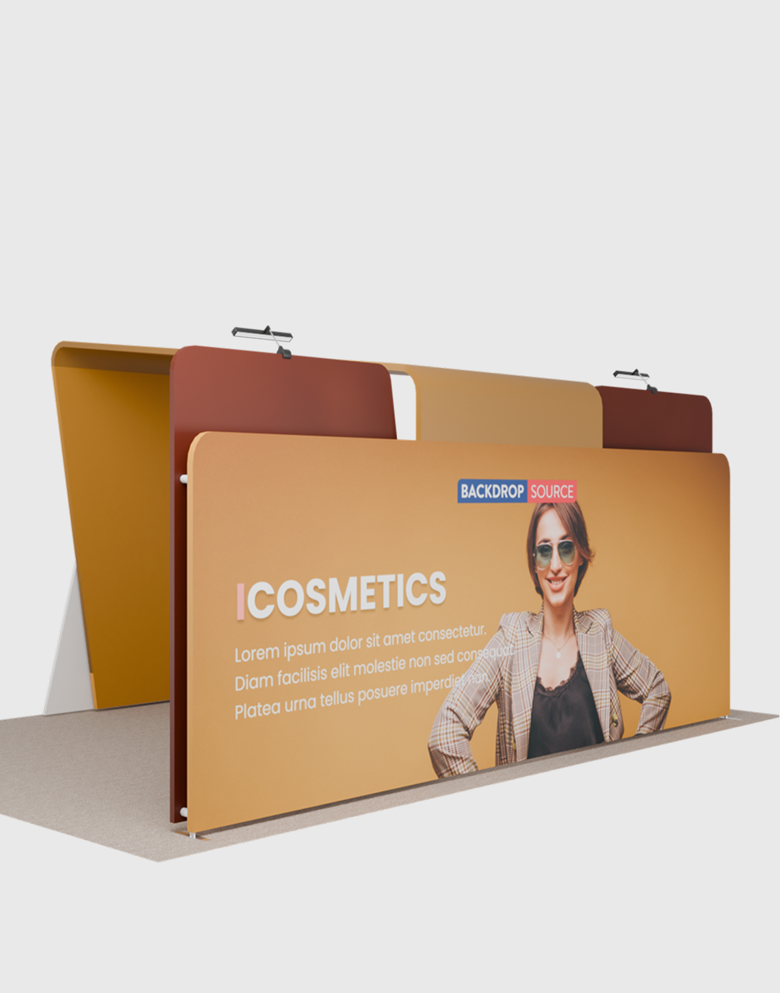 Portable Exhibit Display 6m x 3m - Model 14.