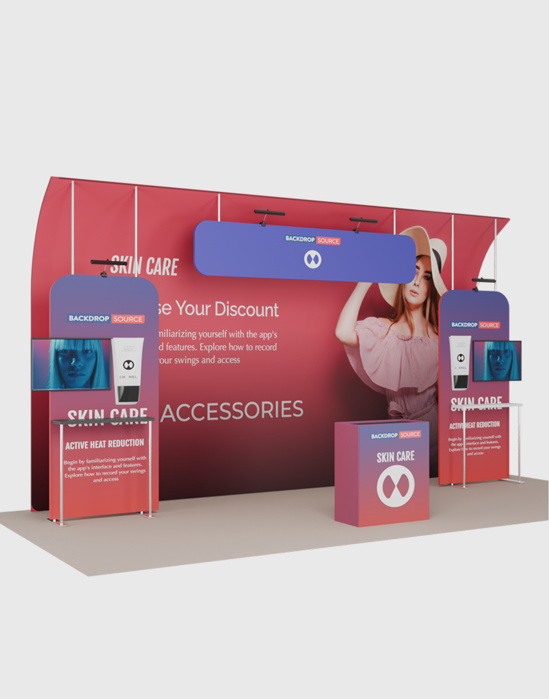 Portable Exhibit Display 6m x 3m - Model 15.