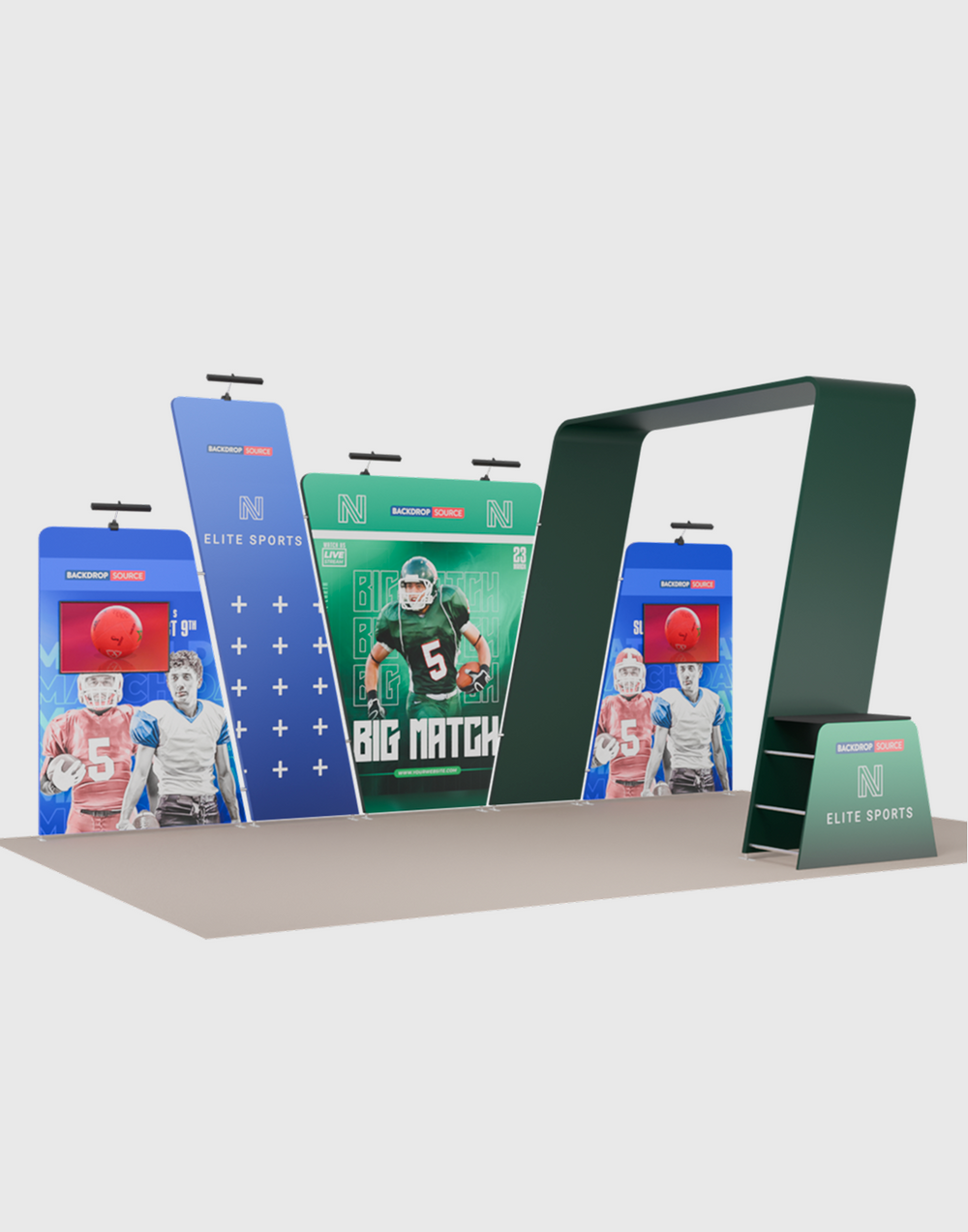 Portable Exhibit Display 6m x 3m - Model 16.