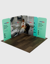 Magnetic Fabric Booth Display - Model 1 (3m x 3m)