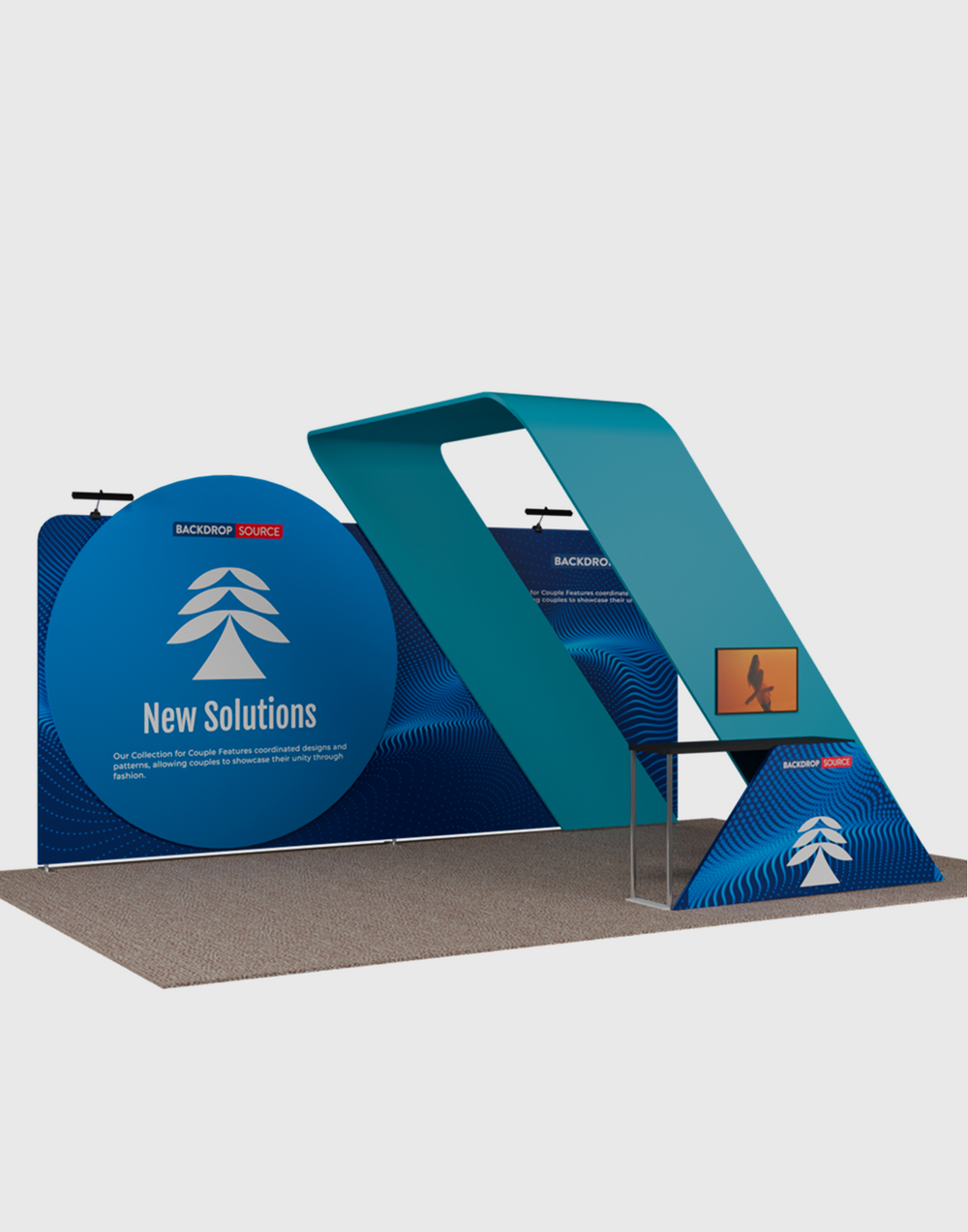 Portable Exhibit Display 6m x 3m- Model 18.