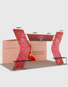 Portable Exhibit Display 6m x 3m - Model 17.