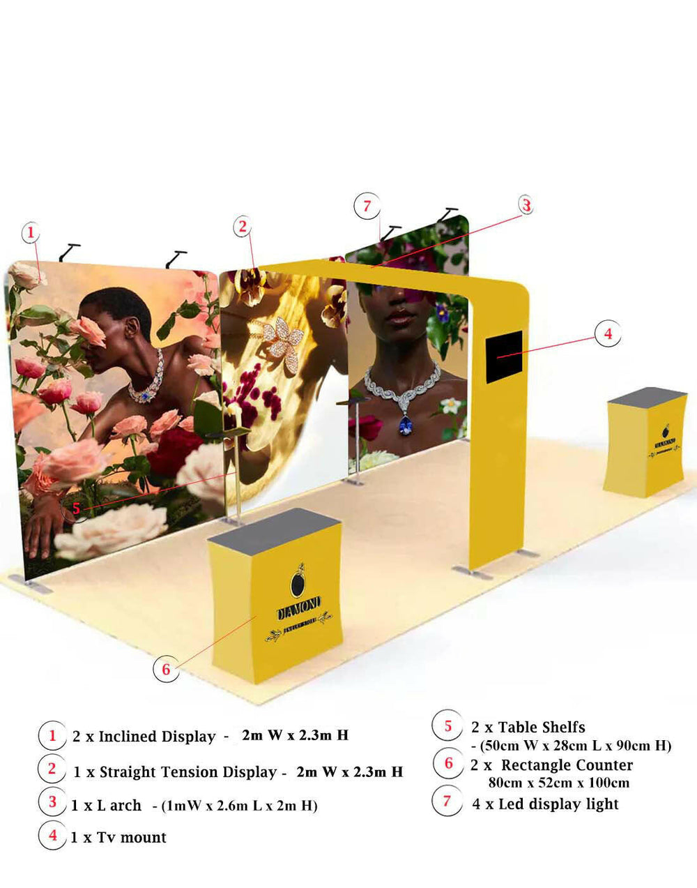 The Ultimate Exhibition Ensemble - 6m x 3m.