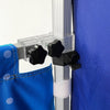 3m x 3m Fabric Canopy Kit with Shelving & TV Mounts