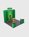 Portable Exhibit Display 3m x 3m - Model 20.
