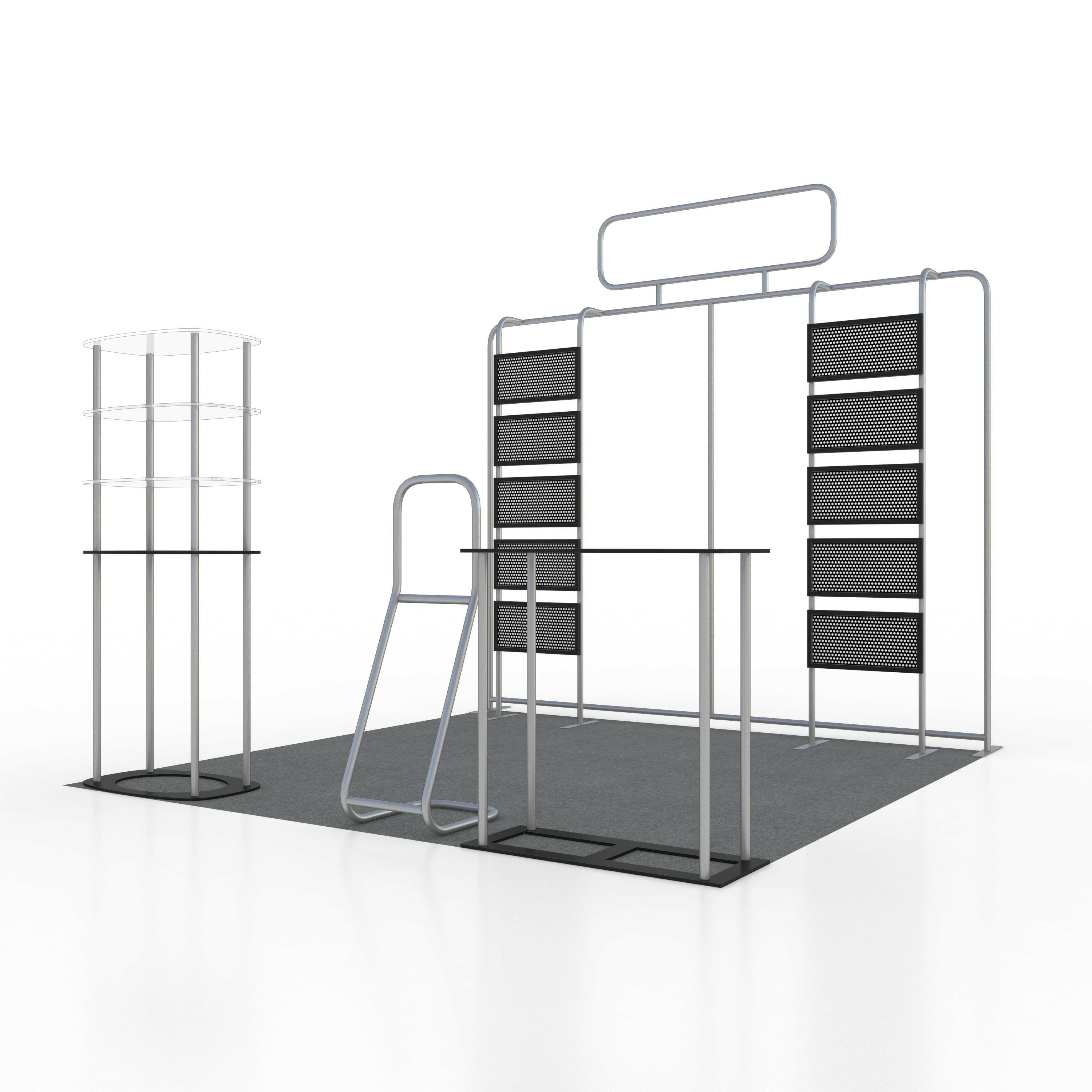Portable Exhibit Display 3m x 3m - Model 20.
