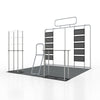 Portable Exhibit Display 3m x 3m - Model 20.