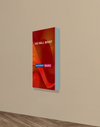 Wall-Mounted SEG Fabric display - 120mm Depth