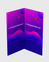 L Shaped Banner (Square Corners).