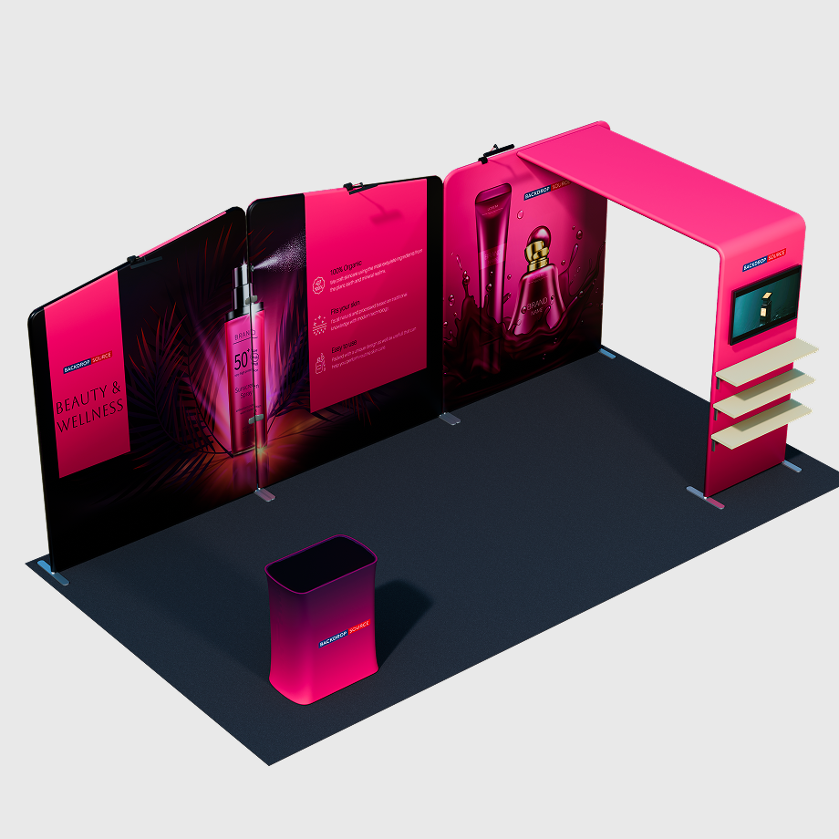 Portable Exhibit Display 3m x 6m - Model 18.