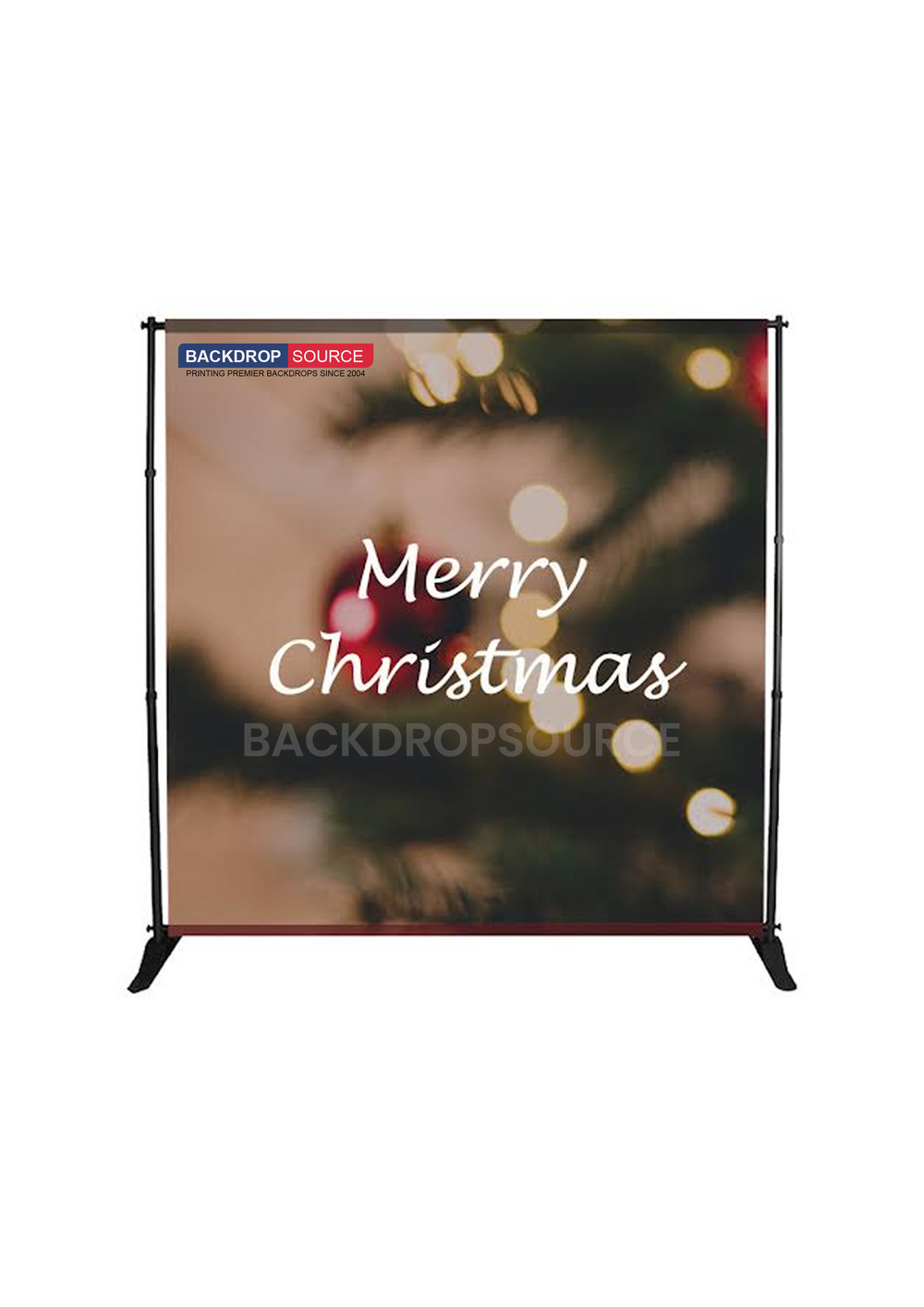 Fabric Backdrop Media Wall with Adjustable Stand.
