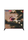Fabric Backdrop Media Wall with Adjustable Stand.