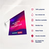 Wall Mounted Fabric Promotional Flags