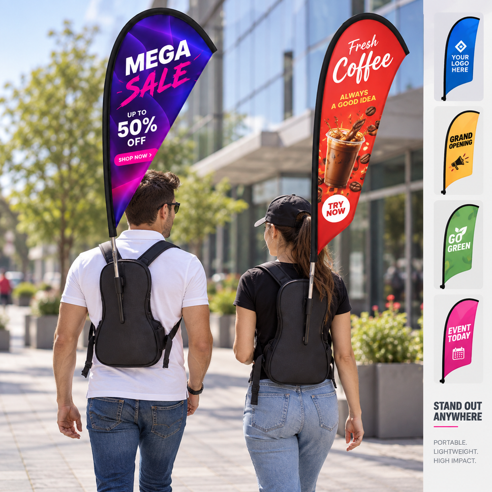 Custom Backpack Flags