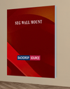 Wall-Mounted SEG Fabric Display – 40mm Depth