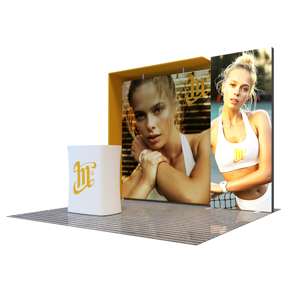 3x3m Fabric Backwall Display Kit